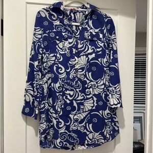 Lily Pitzer beach cover-up